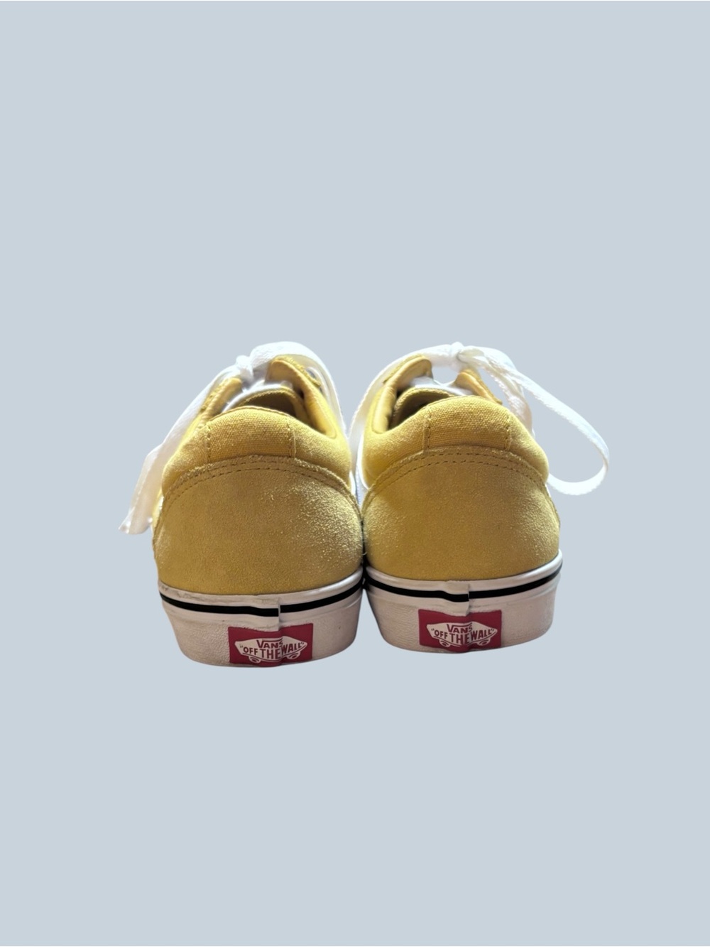 Vans Yellow Low-Top Sneakers with White Side Stripe - Picture 2 of 5
